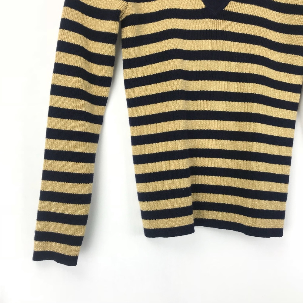 Ralph Lauren | Metallic Striped Sweater - Picture 2 of 8